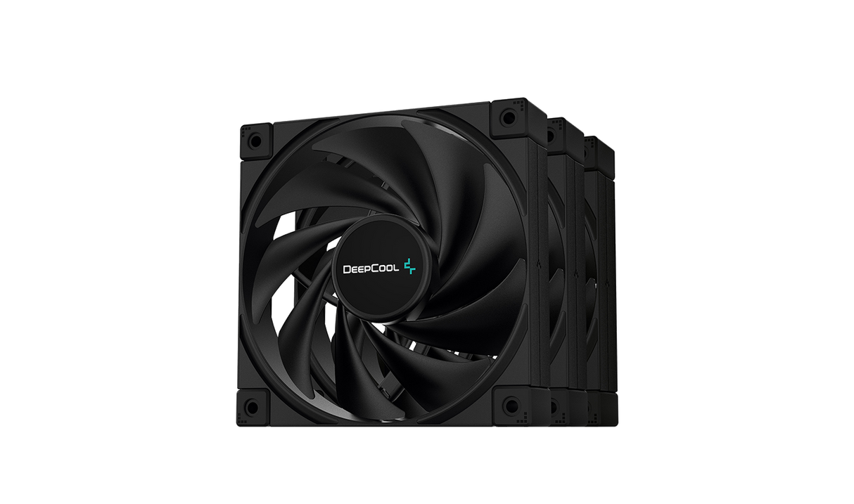 FK120-3 in 1 Processor Fan 12 cm Black 3 pc(s)