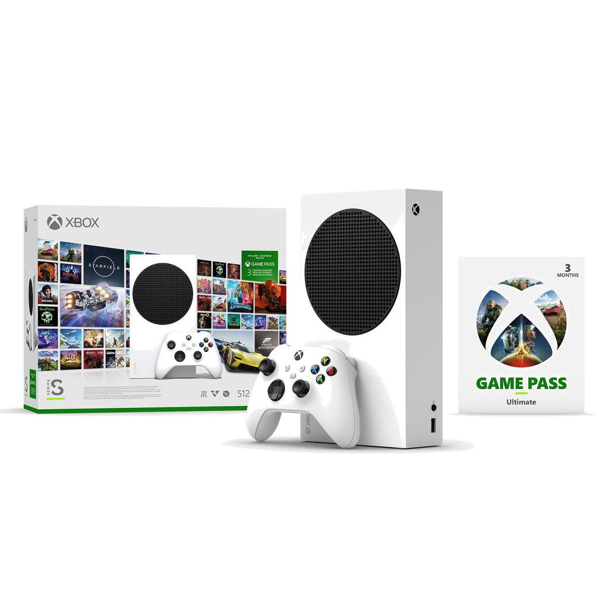 Xbox Series S - Starter Bundle Wi-Fi Vit