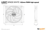 Light Wings White | 120mm 3 pc(s)