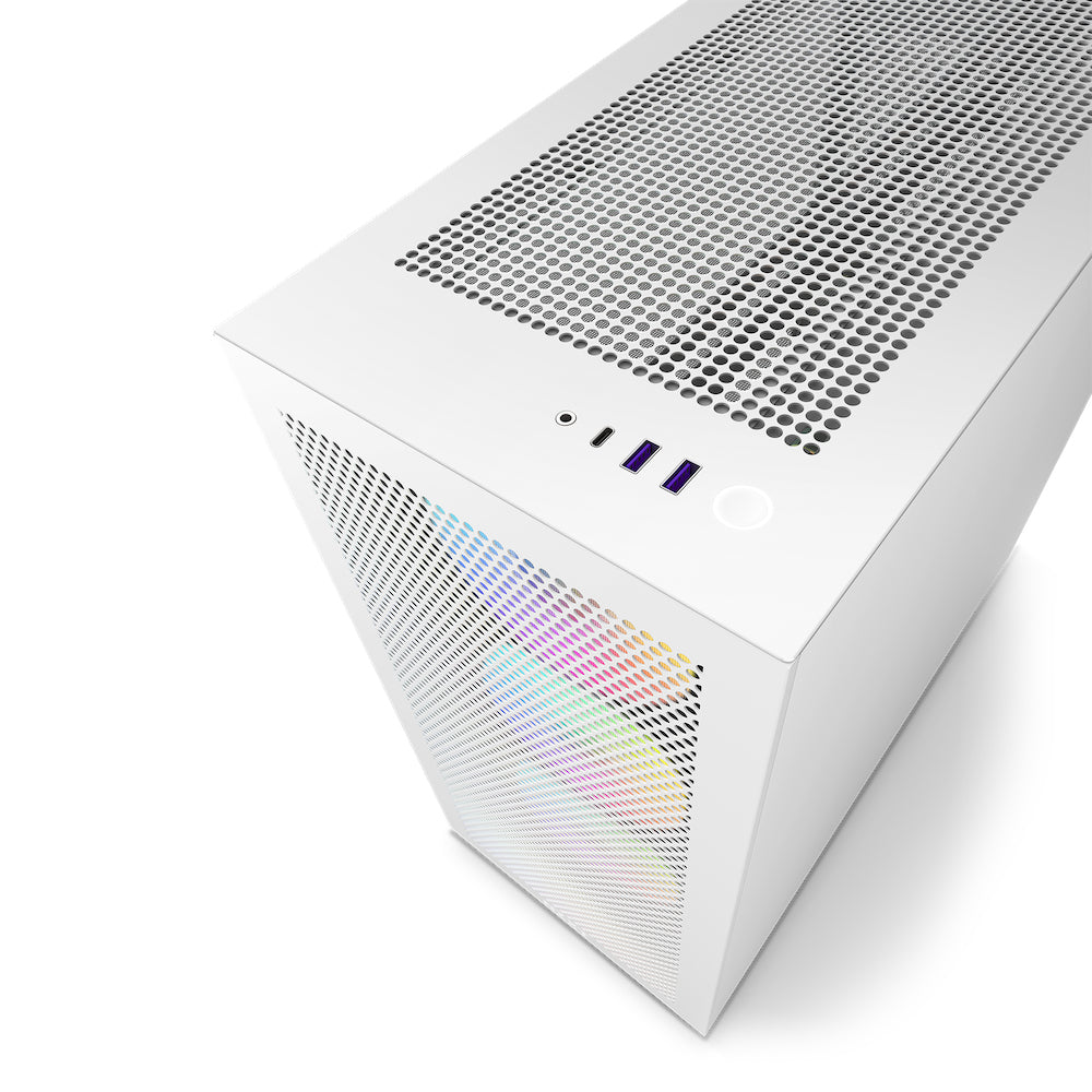 H7 Flow RGB Midi Tower White