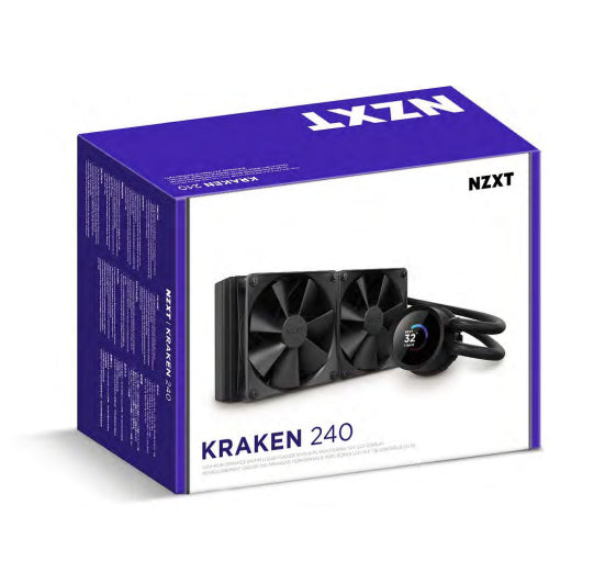 Kraken 240 Processor All-in-one liquid cooler 12 cm Black 1 pc(s)