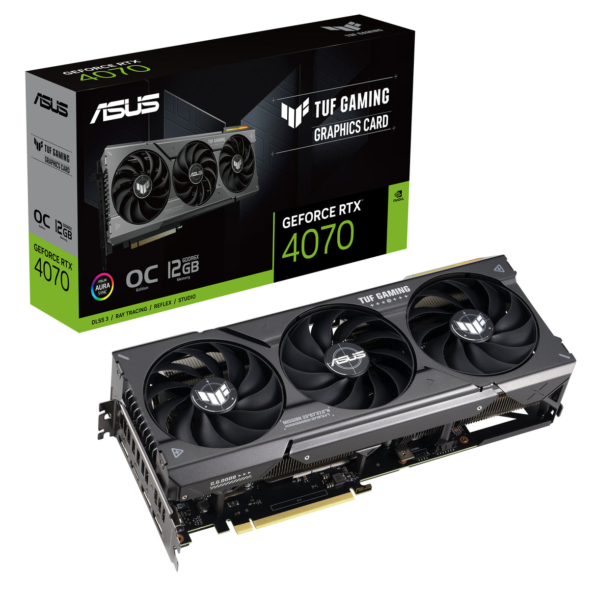 ASUS GeForce RTX 4070 12GB GDDR6X TUF OC GAMING